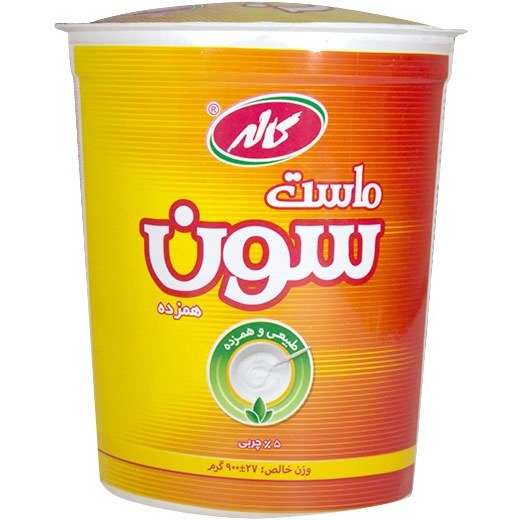ماست خامه ای 900گرم سون کاله