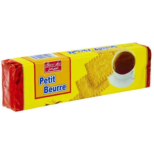بیسکویت پتی بور وانیلی شیرین عسل-125گرم