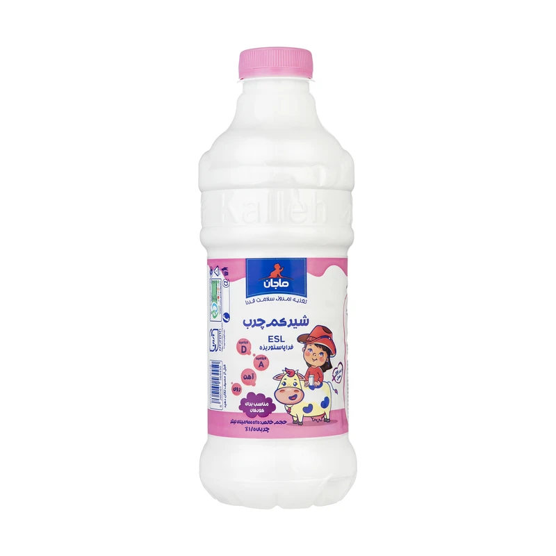 کم چرب بطری